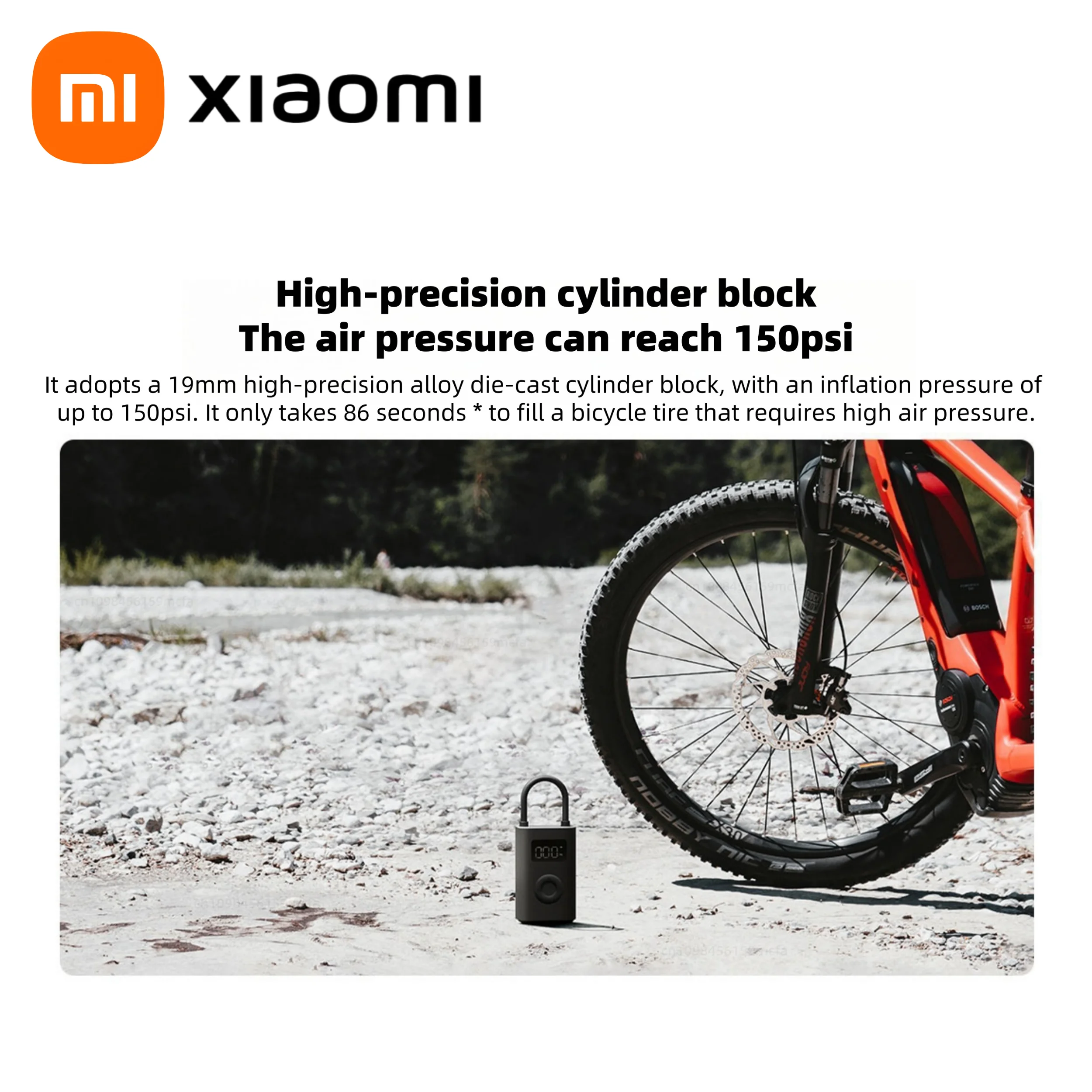 Xiaomi Mijia Inflatable treasur Air Compressor 2D 2000mAh Portable Inflator Air Pump 2D For Bicycle Car Motorcycle Ball