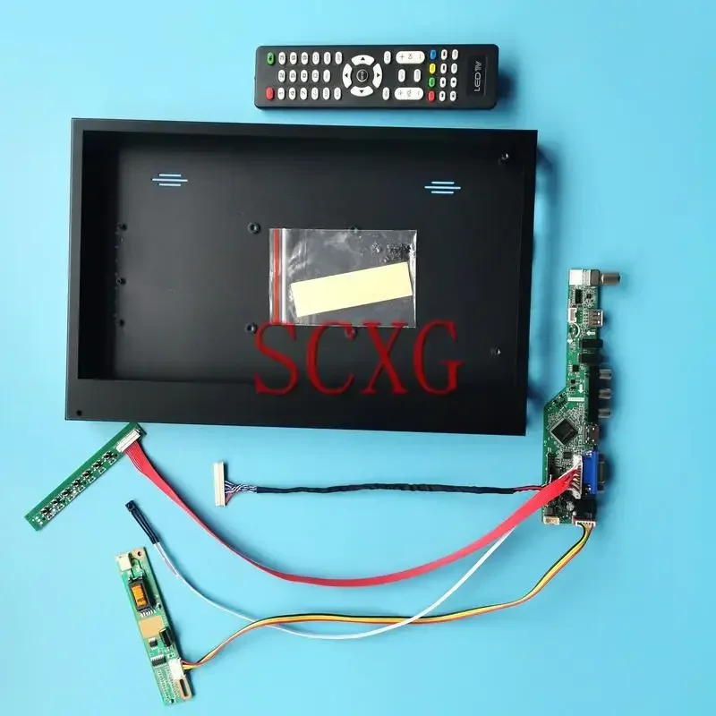 

Для LTN141XA LTN141XB ТВ плата аналогового контроллера + металлический корпус DIY Kit LVDS 30-контактный 14,1 "VGA HDMI-совместимый AV USB 1024*768 1CCFL