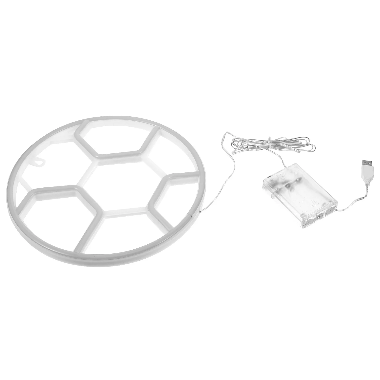 علامة كرة القدم النيون LED جدار ديكور معلق ضوء لغرفة النوم ديكورات الحفلات نابضة بالحياة أنيقة توهج ديكور المنزل الجمالي