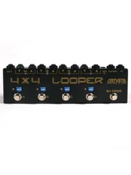 4-Channel Programmable Effector Line Selector LOOPER Electric Guitar Pedal Effector with power supply