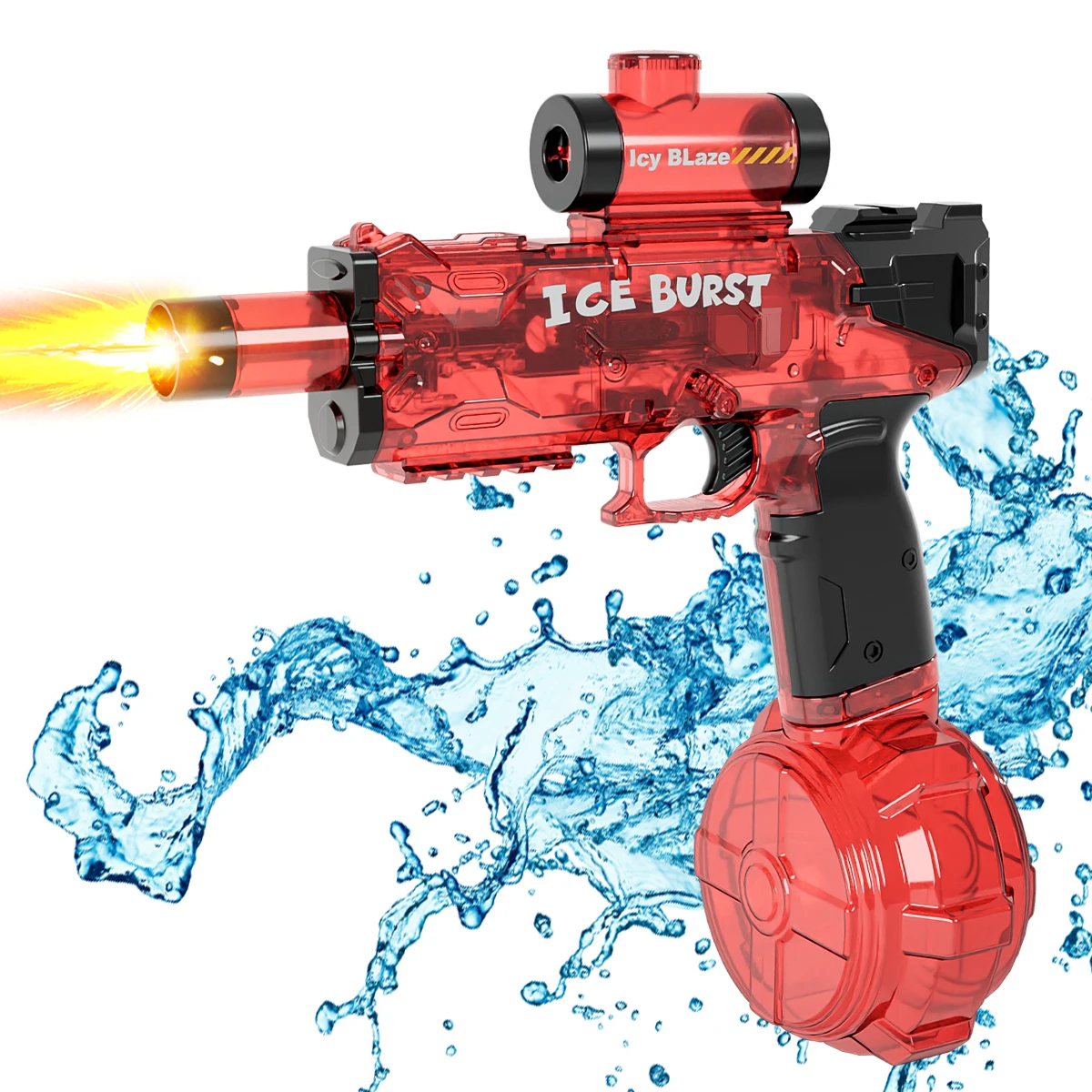 

Electric Water Gun Toys for Summer Outdoor Shooting Game Automatic Water Squirt Guns with LED Light Beach Pool Toy