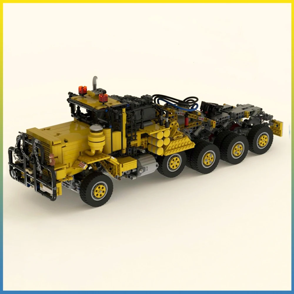 

MOC 2203 шт. Oshkosing M911 тяжелое оборудование транспортер трактор грузовик модель прицепа DIY творческие идеи игрушка подарок технологические блоки