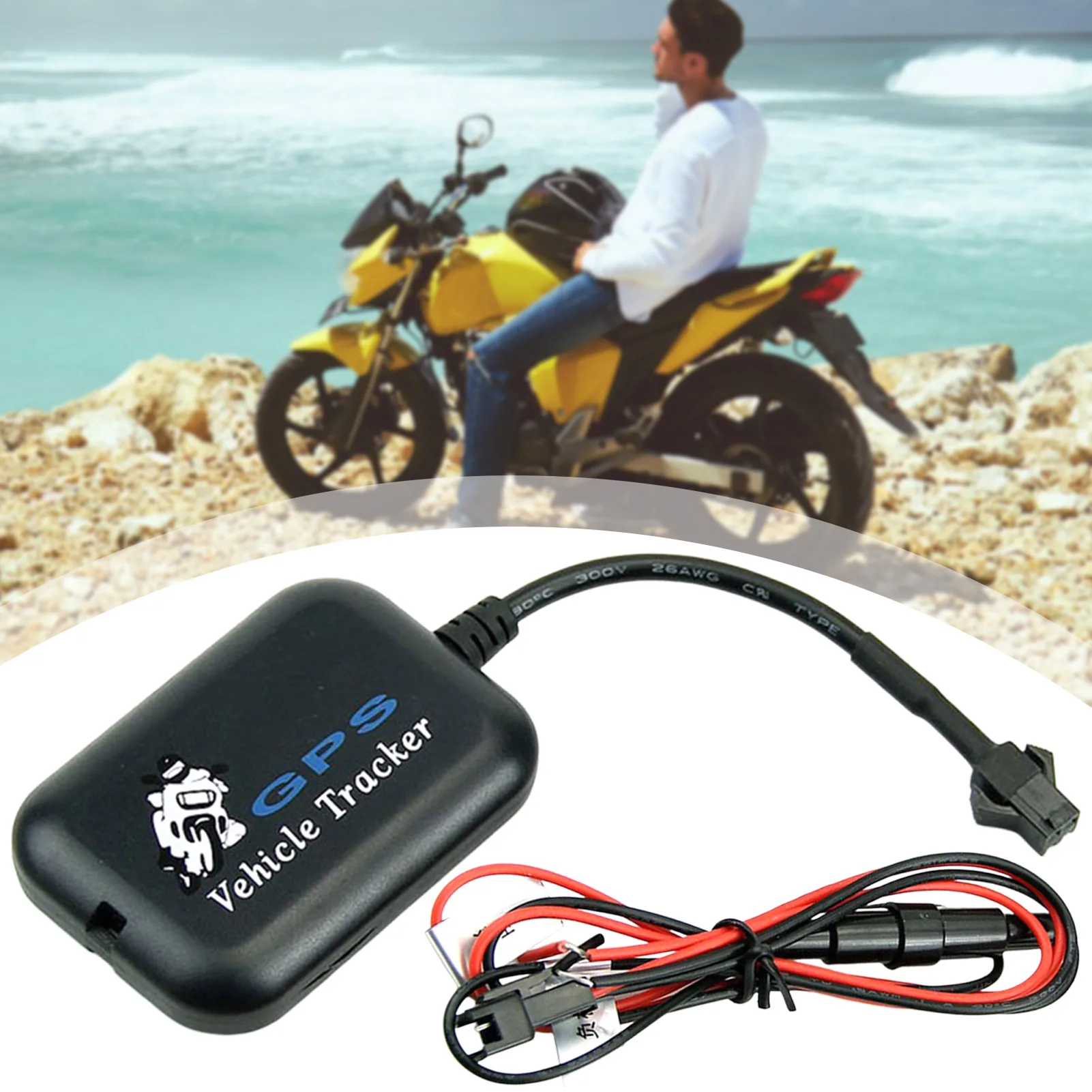 Rastreador gps para motocicleta, localizador gsm gprs, mini dispositivo antirroubo, rastreamento por aplicativo para caminhão, bicicleta, veículo, autotruck, acessórios para carro