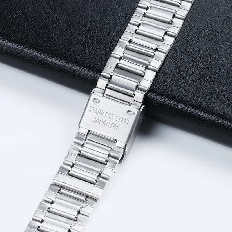 Металлический ремешок для часов 18 мм для Casio F-91W F105/108/A158/168 AE1200/1300, универсальный браслет из нержавеющей стали, аксессуары