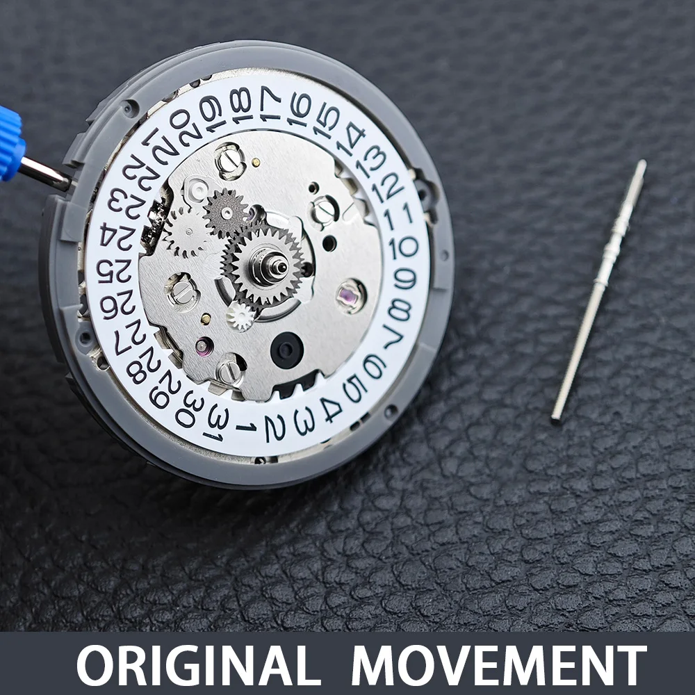 

New NH34 Automatic Mechanical Movement GMT 24 Hours Hands Parts NH34A Date at 3.0 High Accuracy Mechanism MOD