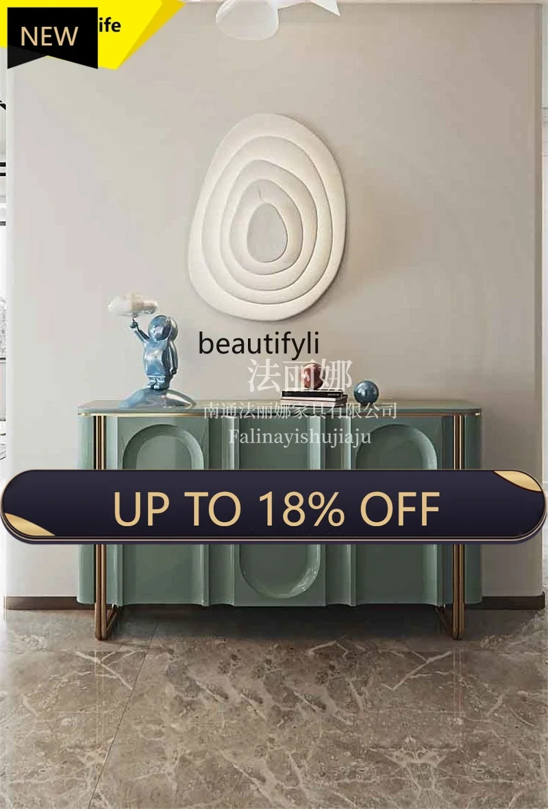 

P178 American Style Solid Wood Entryway Light Luxury Simple Hallway Cabinet Shoe Cabinet Living Room Decorative Cabinet