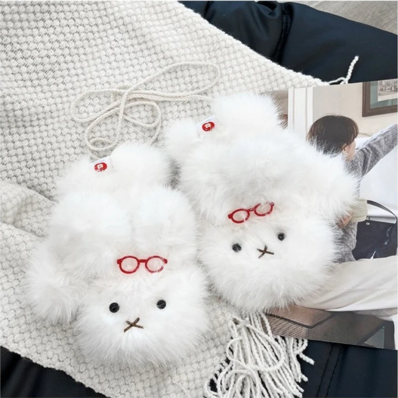 Cartoon Kawaii Sweet White Keep Warm Scarf Gloves Soft Comfortable Fashionable Versatile Exquisite Workmanship Good Looks Miffy