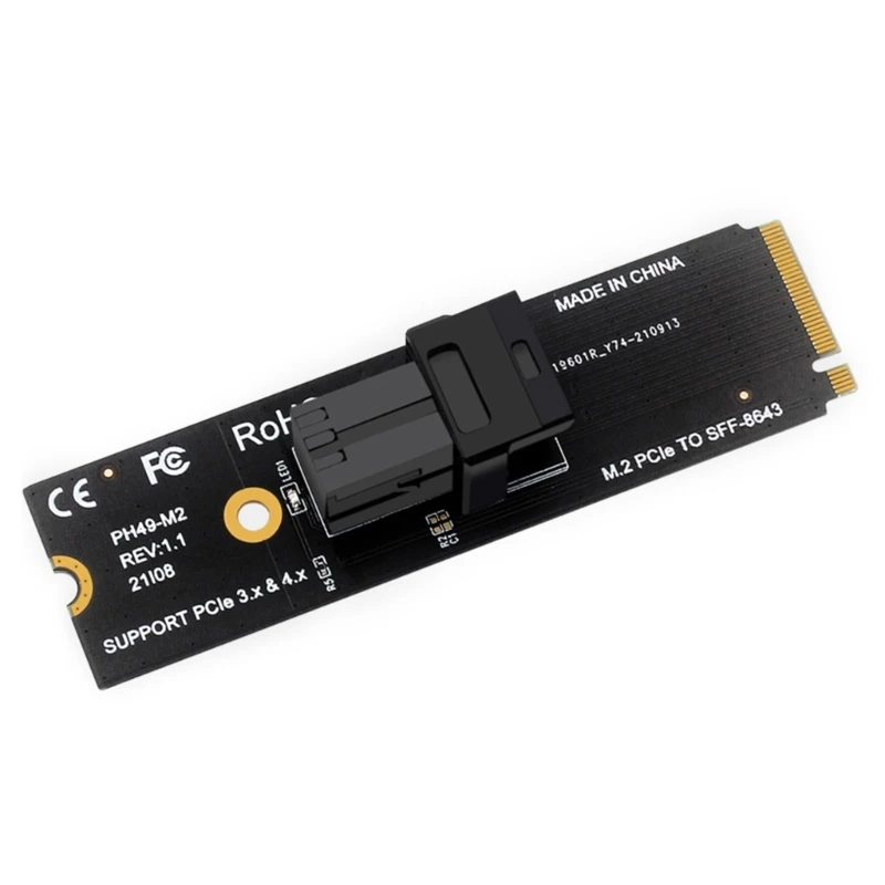 

Upgrade Your Desktop Adapter: M.2 Mkey NVME to SFF-8643 U.2, PCIE 4.0 to SFF8643 U.2 Backward 3.0 & Strong Compatibility