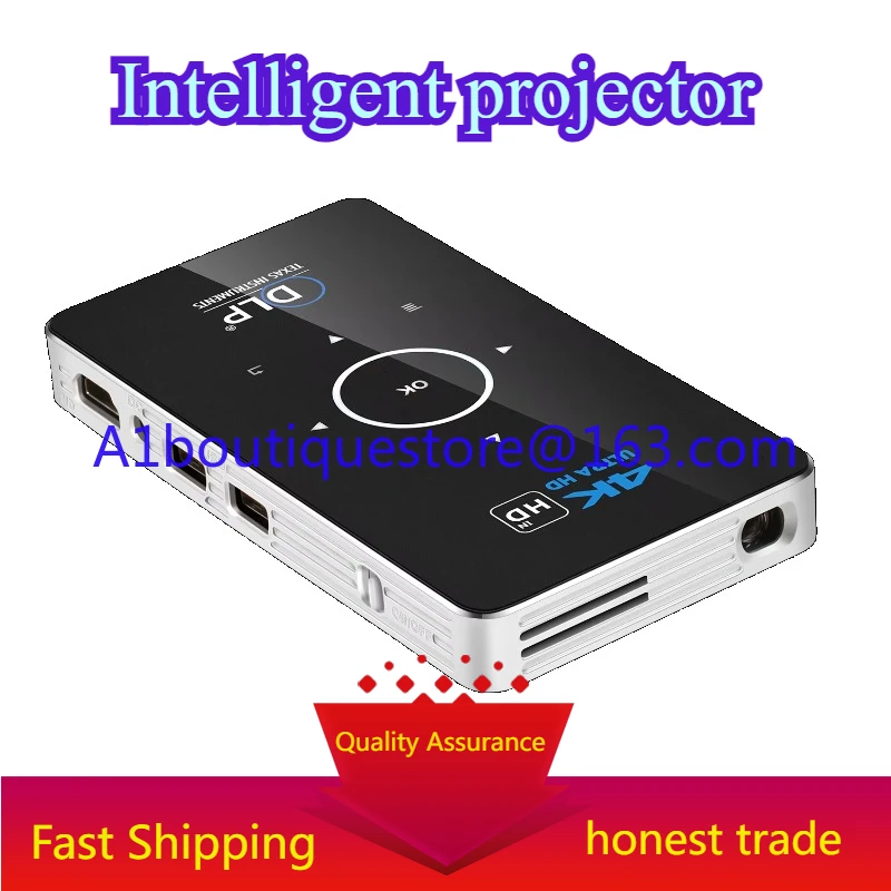 4K mini portable projector intelligent high definition 4k 1080p home theater