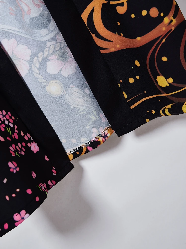 سترة يابانية آسيوية يوكاتا رجل هاراجوكو ملابس تنكرية كرتونية شرقية كيمونو عرقي ذكر الساموراي زي امرأة قماش الشاطئ #5