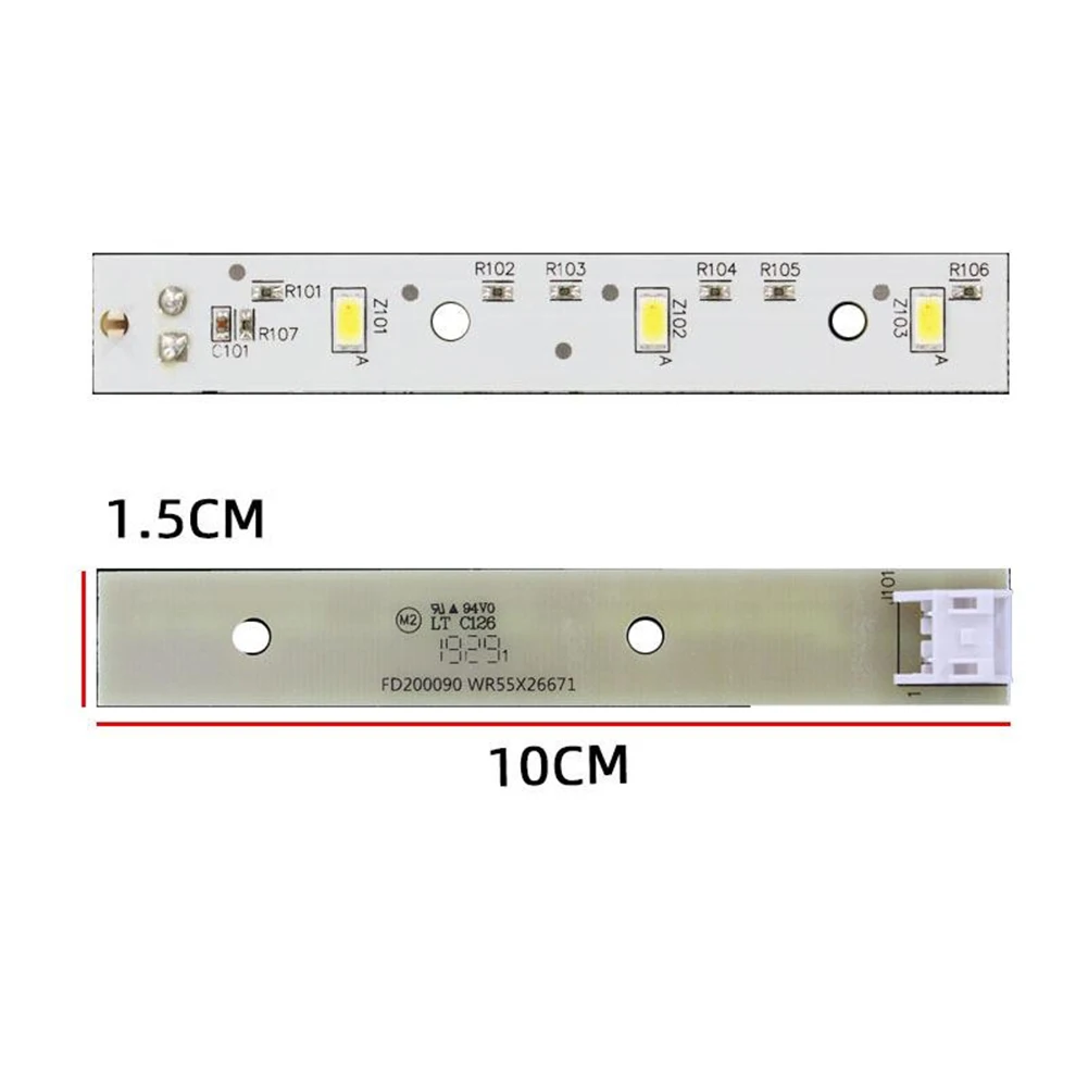 WR55X26671 LED Light Panel 2 Pack for GE Refrigerator Interior Lighting Direct Replacement for PS11767930 and Equivalent