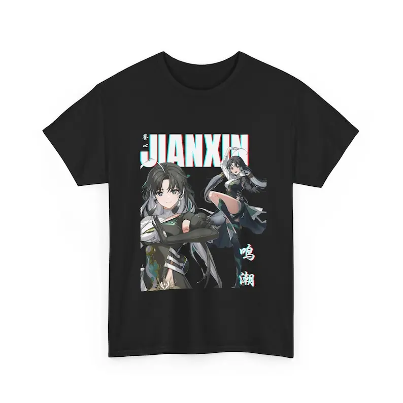 Jianxin Wuthering Waves Wuwa - Gaming Anime Clothes Manga Japanese Shirt