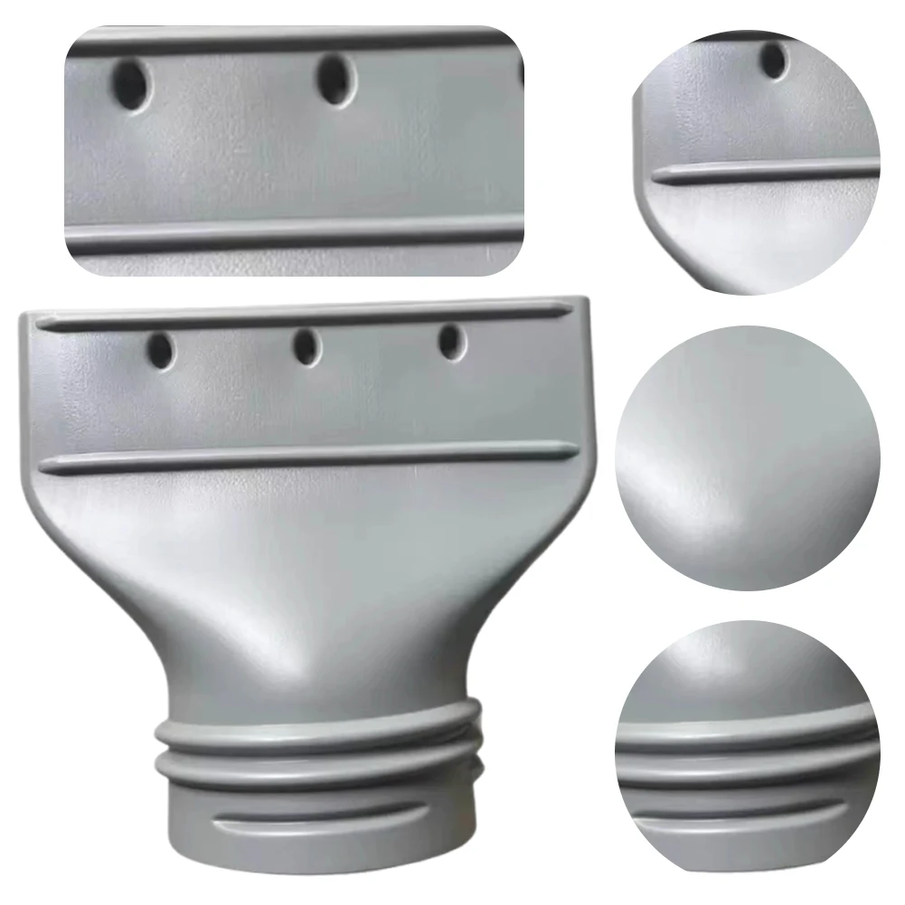 

Переходник для плоского шланга для кондиционирования воздуха и выхлопных растворов для легкой настройки с запирающими выступами для надежного крепления