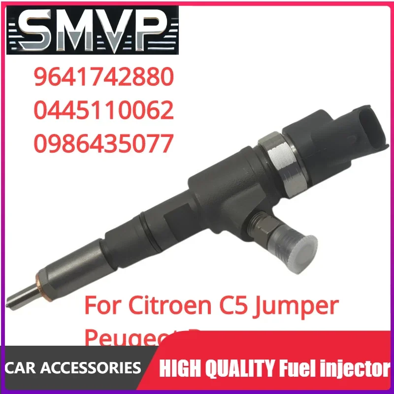 

High Quality 0445110076 9641742880 0445110062 For Citroen C5 Jumper Peugeot Boxer Fiat 2.0 HDi 1999-2005 New Diesel Fuel Injecto
