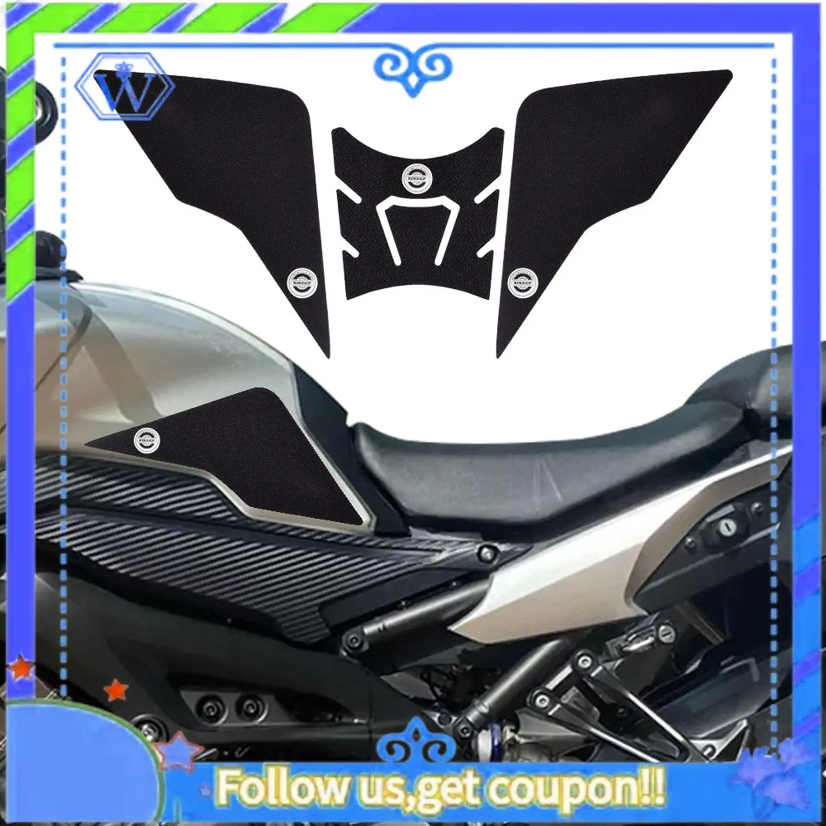 

M46K-для Yamaha MT-09 TRACER TRACER 900 GT 2015-2020, накладка на топливный бак мотоцикла, защитная крышка, наклейка