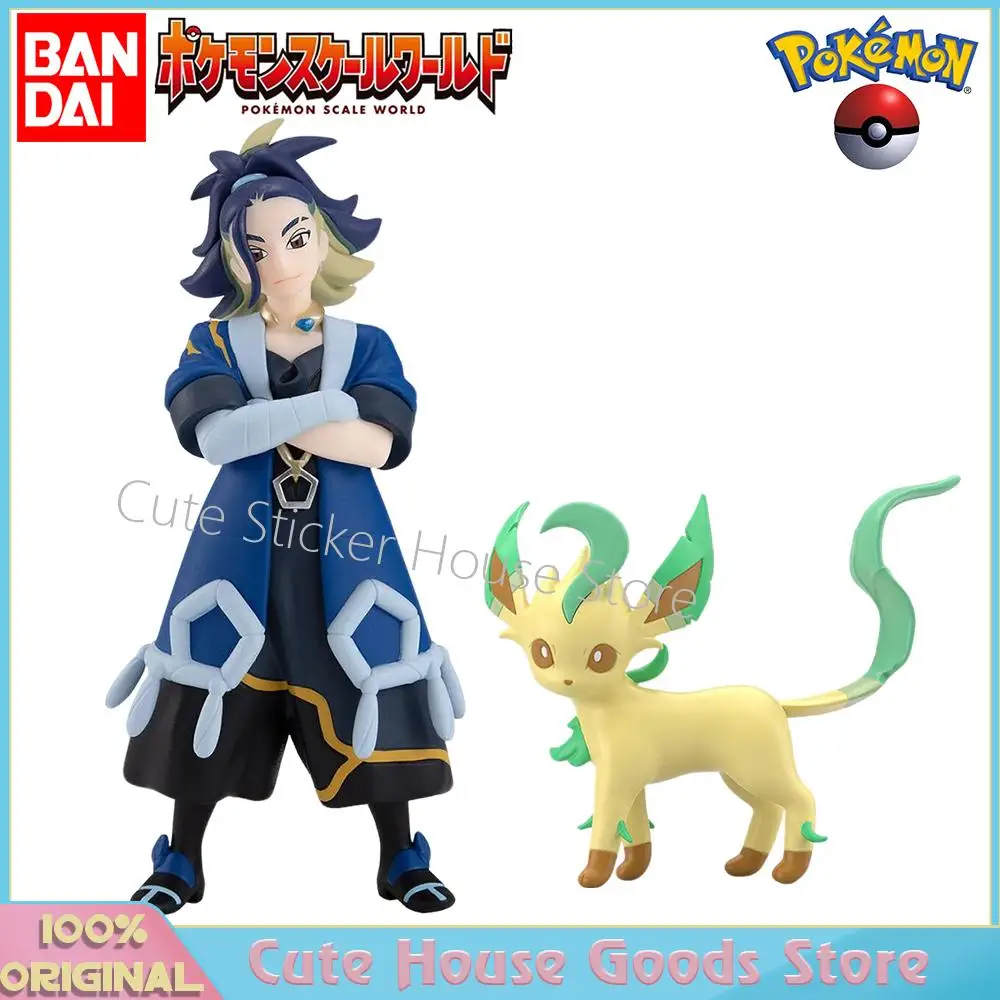 

[Предзаказ] Оригинальный Bandai Pokemon Scale World Hisui Region Leafeon Adaman Коллекционное украшение стола 1/20 Аниме Игровые фигурки