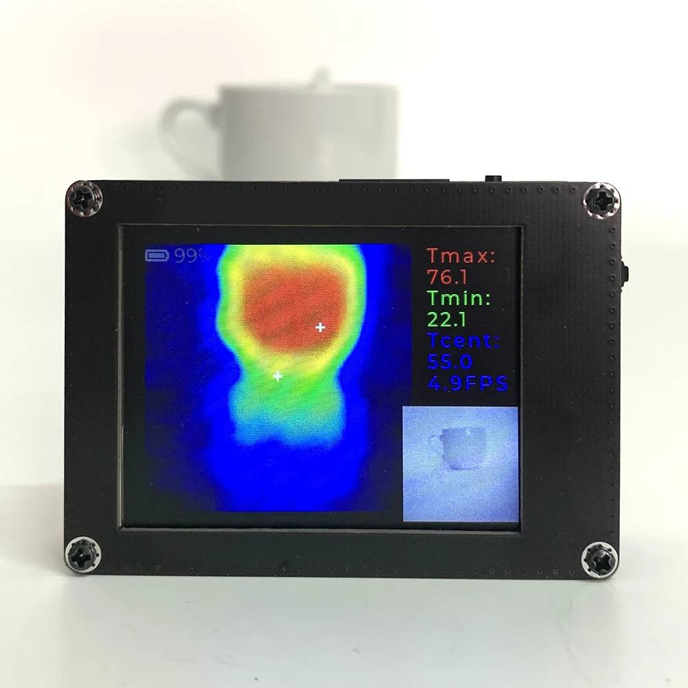 Professional Digital Thermal Imager Infrared Sensor LCD 32 x 32 Resolution -20~1000℃ Temp Sensor Handheld Imaging Camera