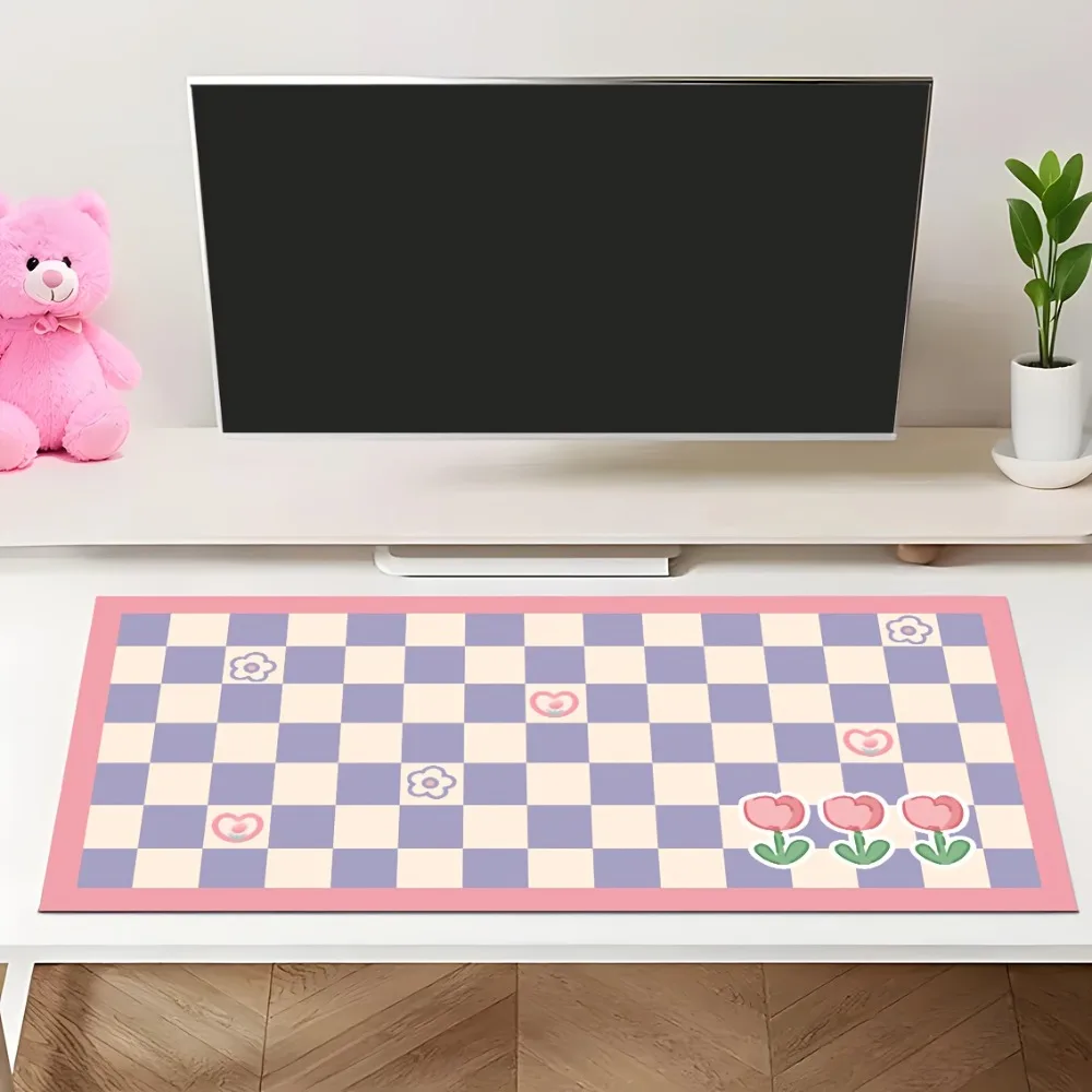 Anti-slip and wear-resistant keyboard mat, desk decoration item pc accessories alfombrillas para escritorio tapis de souris