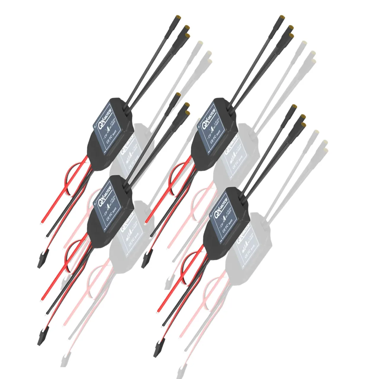 QX-MOTOR Borstelloze Esc 20a 30a 40a 50a Elektronische Snelheidsregelaar 5V/2a 5V/5a Bec Voor Rc Afstandsbediening Vliegtuigen Speelgoed