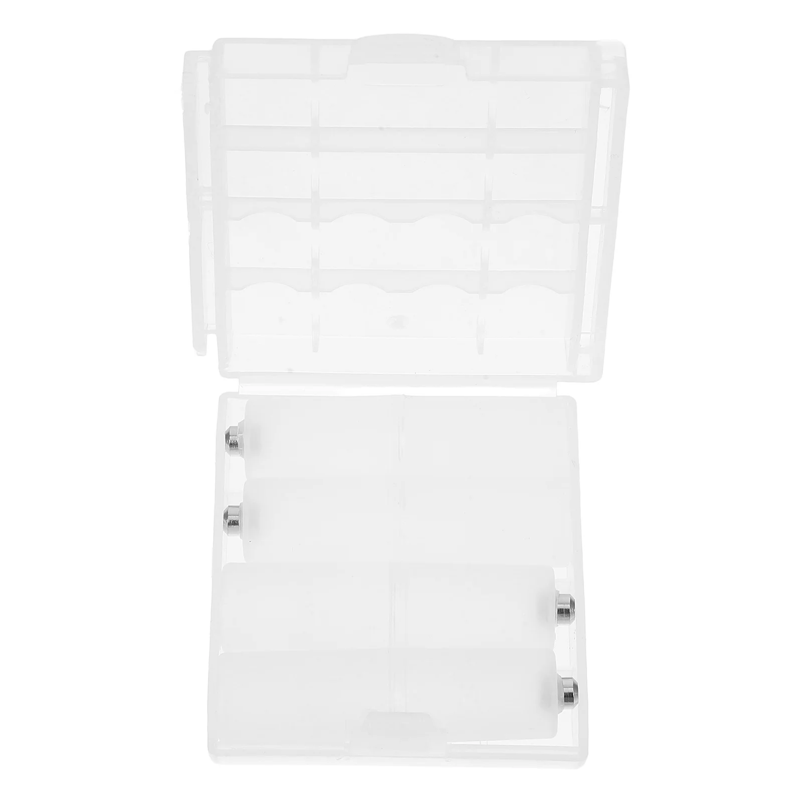 

4pcs Aaa To Aa Converter Adapter Storage Container Organizer For Remote Flashlight Mini Storage Box Conversion Solution