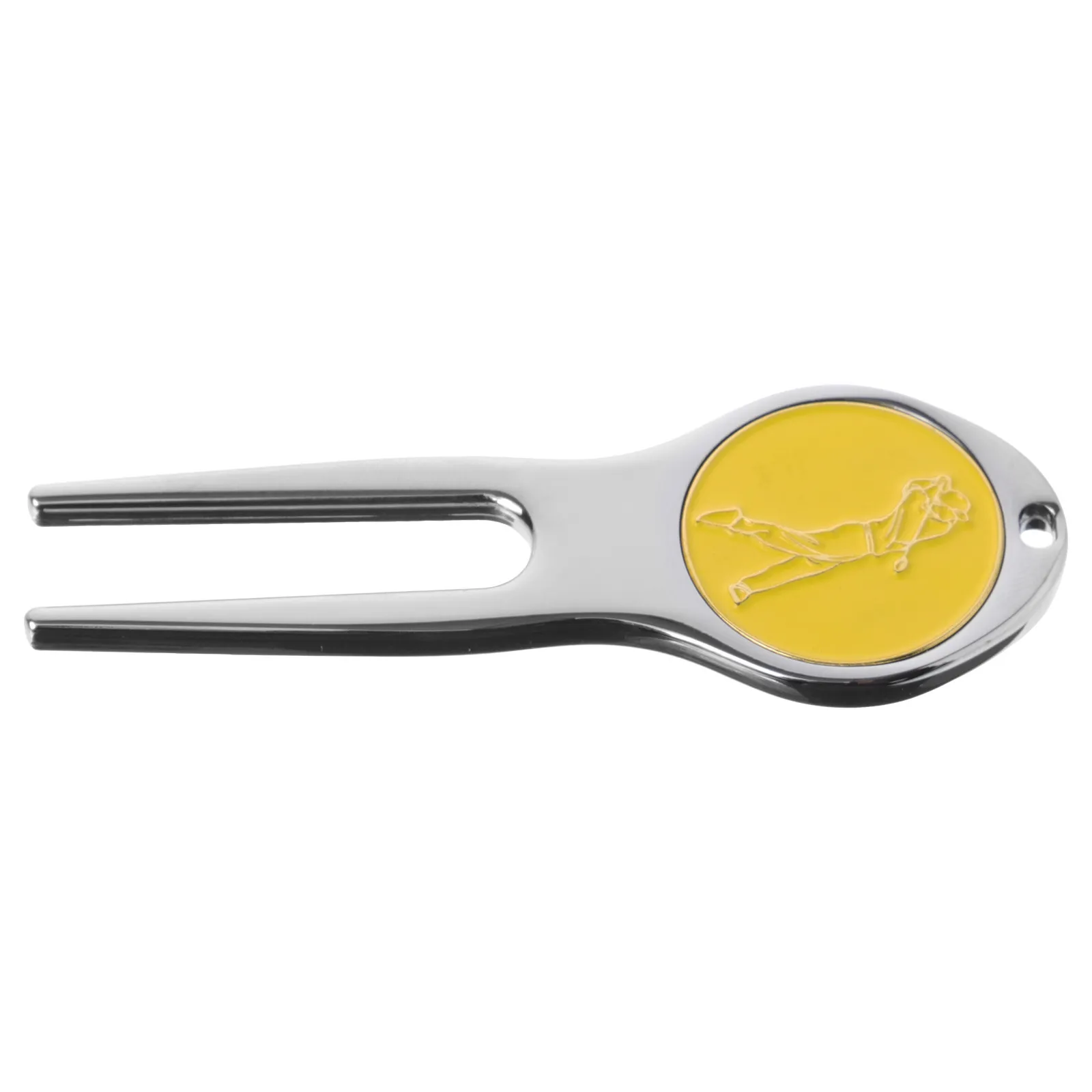 

Professional Golf Divot Fork and Ball Marker Portable Compact Metal Divot Repair Tool for Golf Course Grass Fixing Golfing