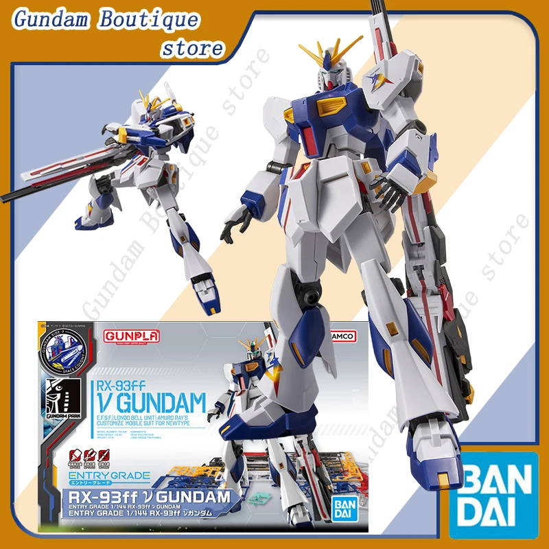 Bandai Genuine ENTRY GRADE 1/144 RX-93ff V Gundam Anime Action Figure Collectible Assembly Model Toys Ornaments Gift Children