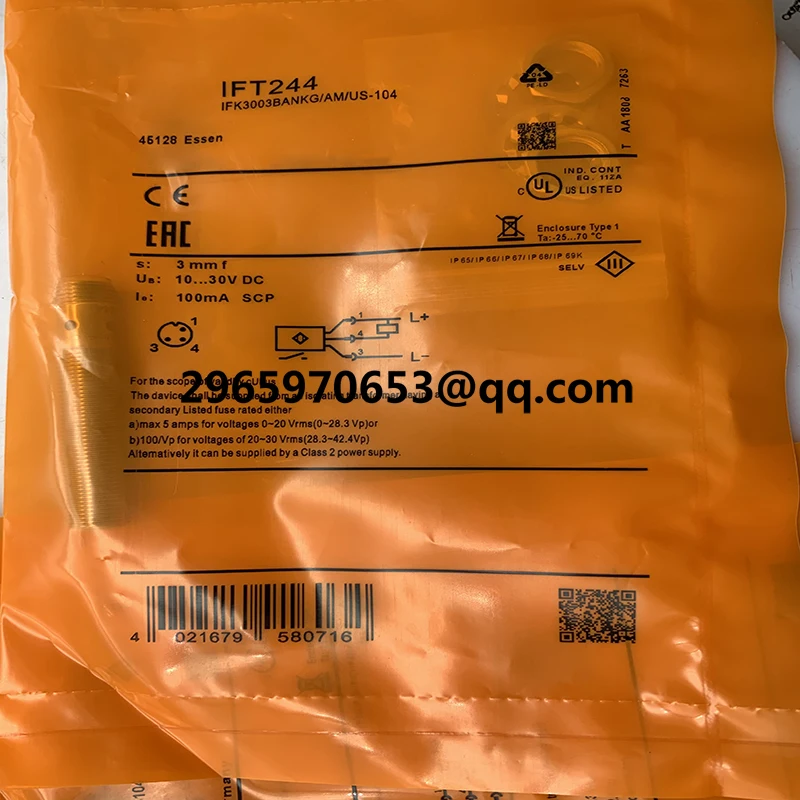 Original Ganzmetallsensor IEC211 IEC213 IEC214 IEC215 IEC216 IFT261 Auf Lager