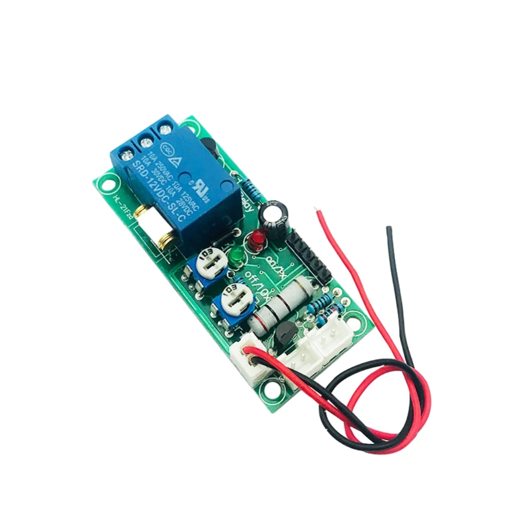 

Industrial Grade 12V Vibration Sensing Module Sensor Relay Switch High Sensitivity Delay Adjustable Vibration Relay