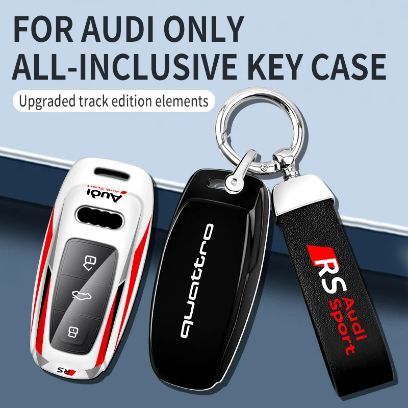 Fashion Car Remote Key Case Cover Bag For for Audi a6 a3 a7 c8 a8 D5  q7 q8 Q4 s6 s7 s8 RS E-tron GT key housing accessories