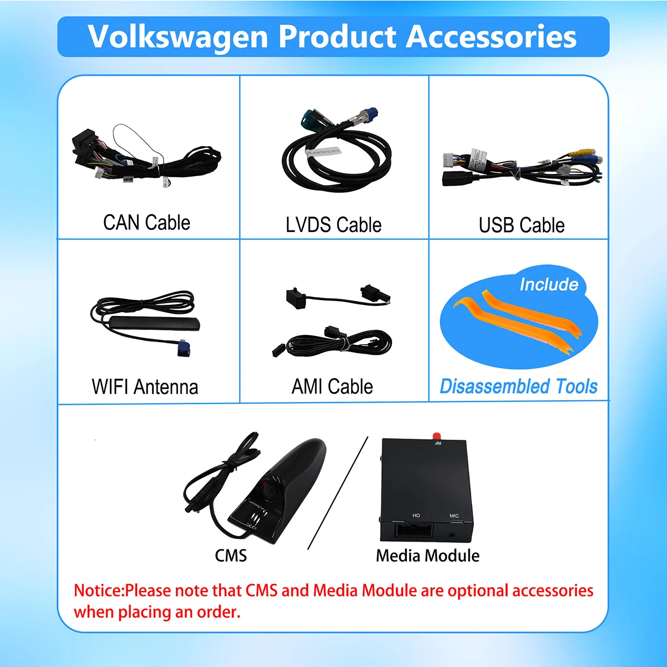 Carplay اللاسلكي Android Auto Airplay AutoLink لشركة فولكس فاجن فولكس فاجن تيجوان تيرامونت فيديون جولف GTI بولو باسات B8 MAGOTAN (B8) #6