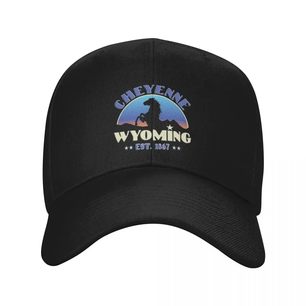 Cheyenne Wyoming 1867 Baseball Cap Luxury Man Hat Snap Back Hat Mens Hats Women's