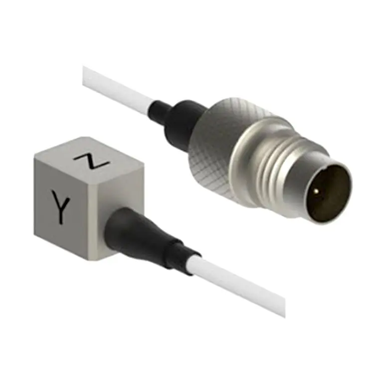 Integrative 100mV/g Piezoelectric Triaxial Transducer for Vibration Speed Sensing