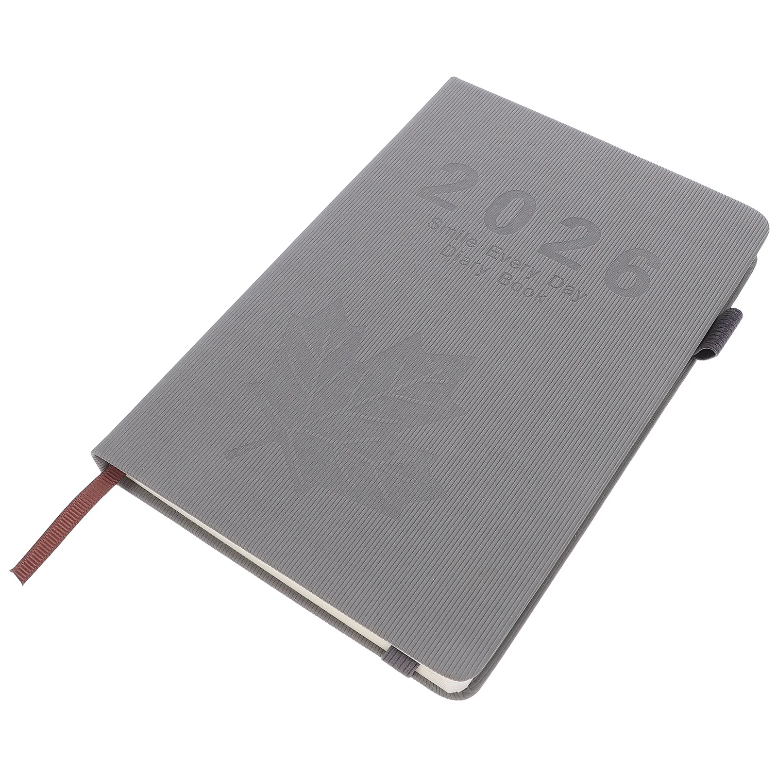 

2026 Daily Planner A5 Maple Leaf PU Cover Personal Organizer Journal Monthly Calendar Calendar Planner