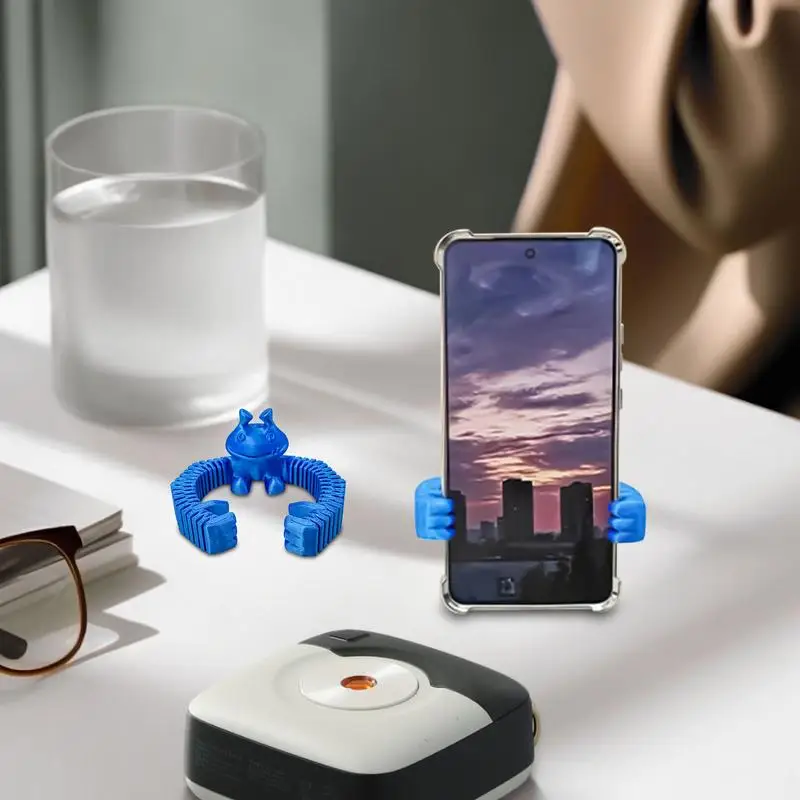 Подставка для телефона, настольный держатель для телефона, креативный нескользящий гибкий держатель для ежедневного использования, чтения, домашних столов, просмотра видео, путешествий