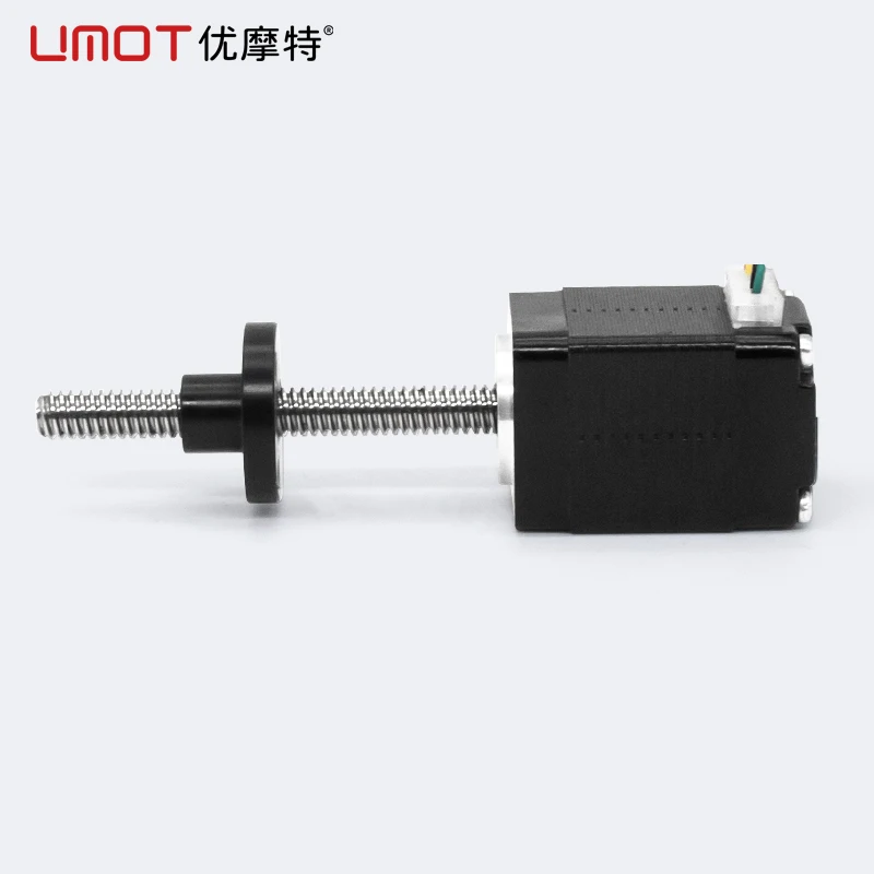 

UMOT 20*25mm Micro Nema8 Thrust 8N Screw 5mm Lead 2mm Screw Length 60mm 0.4A 2-Phase 4-Wire Linear Lead Screw Rod Stepper Motor