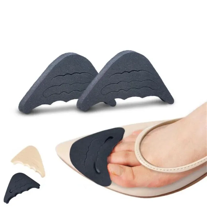 1Pair Women High Heel Toe Plug Insert Shoe Big Shoes Toe Front Filler Cushion Pain Relief Protector Adjustment Shoe Accessories