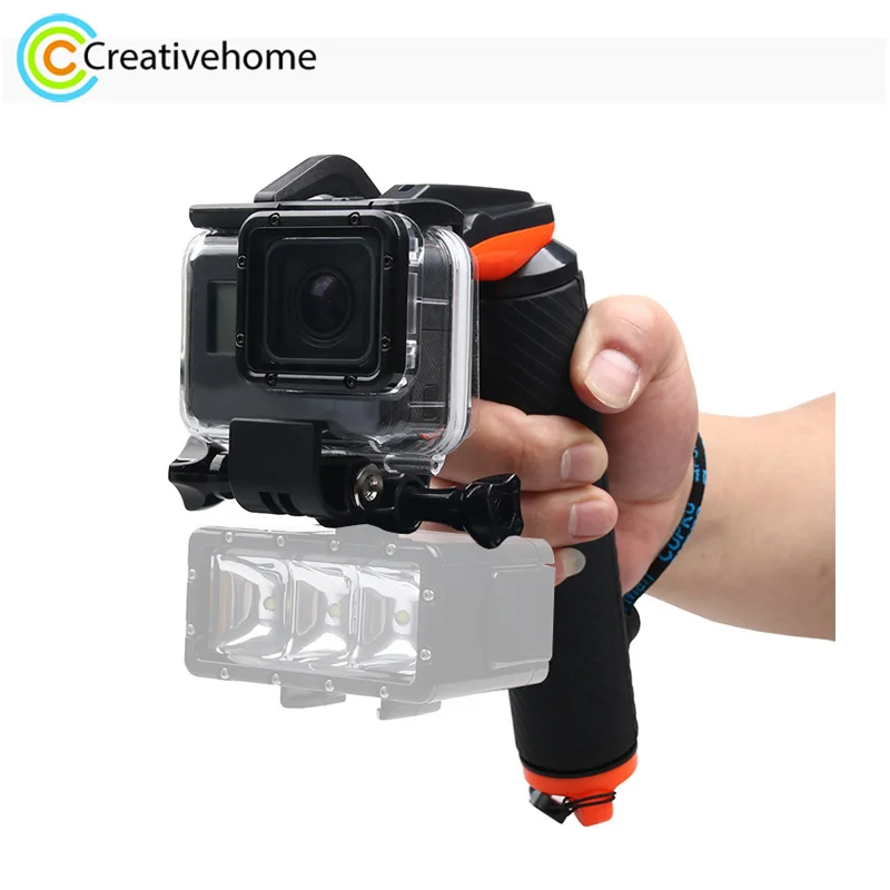 Shutter Trigger + Floating Hand Grip Diving Buoyancy Stick For GoPro HERO7 /6 Black /5 Black Diving Case