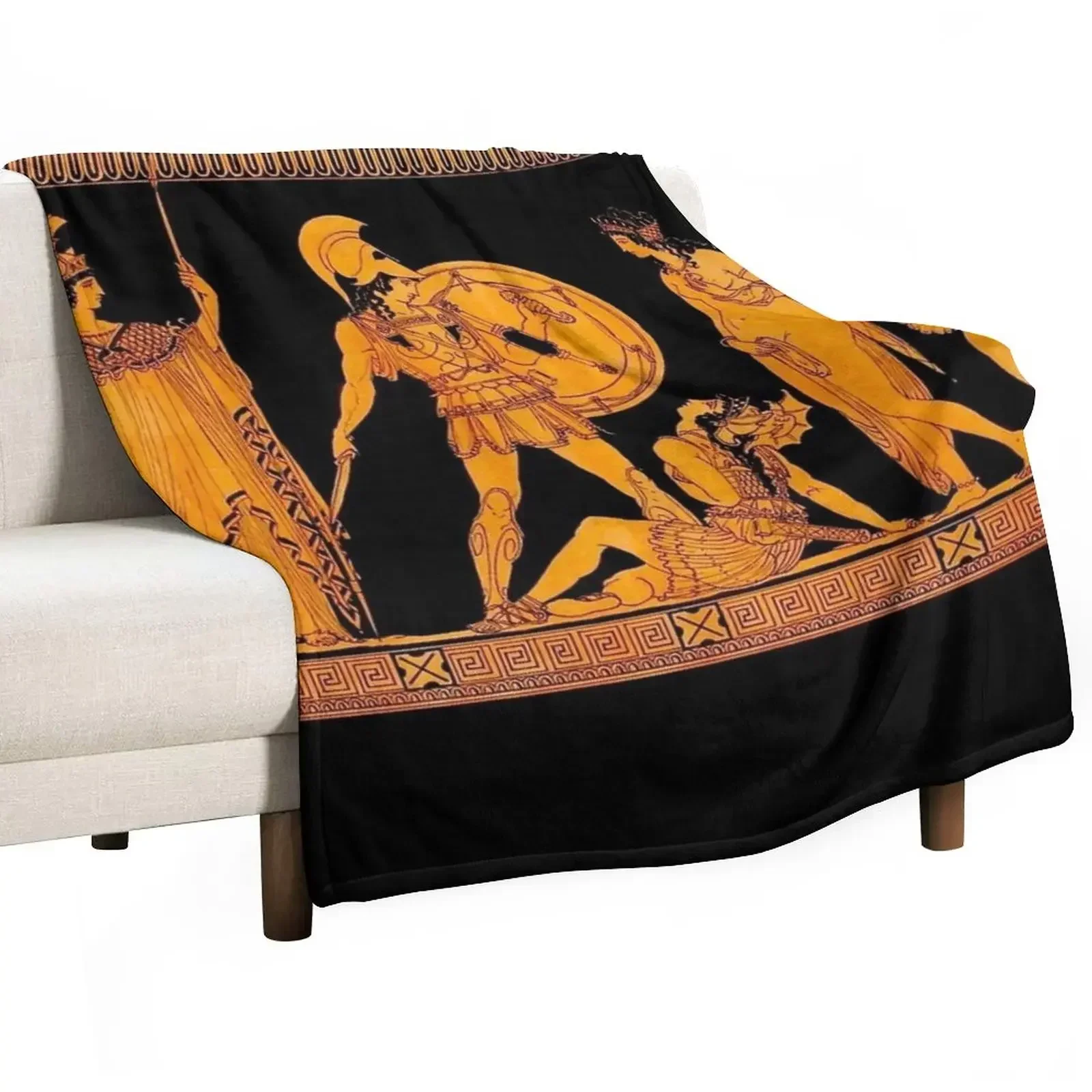 

GREECE : Ancient God and Goddess Frieze Print Throw Blanket funny gift Kid'S Blankets