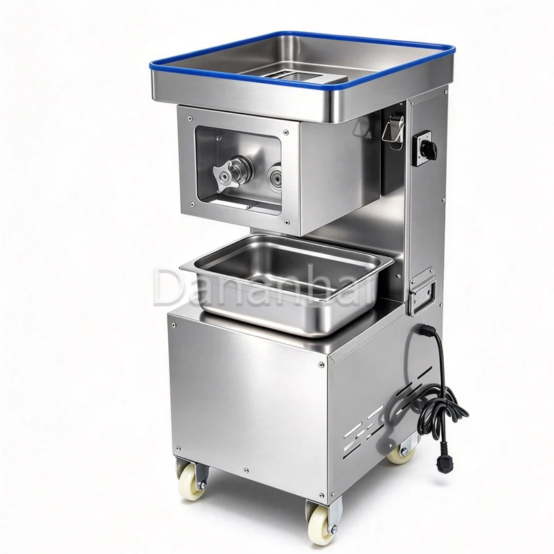 Deli Slicer Commercial Electric Meat Cutter Stainless Steel Restaurant Equipment For Food Processing