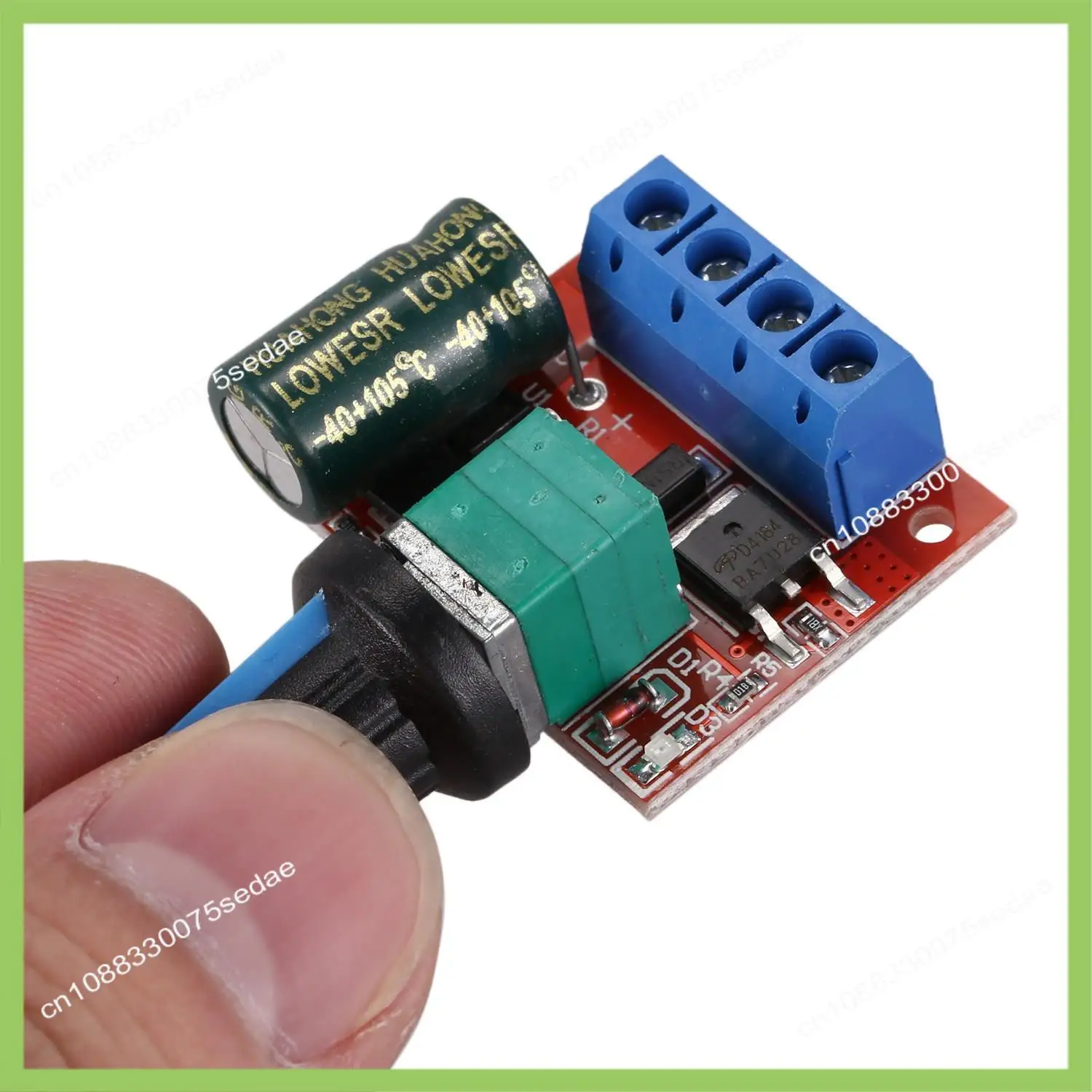 

Y19A DC5-35V 5A ШИМ регулятор скорости двигателя постоянного тока светодиодный диммер 10 кГц (упаковка из 4 шт.)