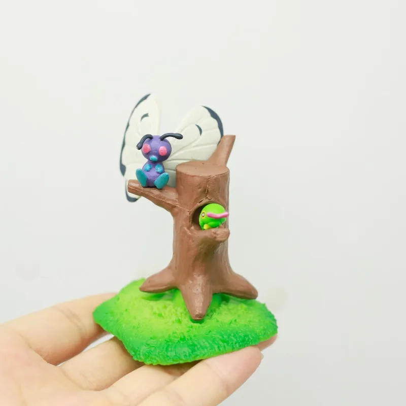 Pokemon Anime Figura Pikachu Magikarp Squirtle Butterfree Psyduck Bulbasaur Vulpix Portapenne da tavolo Scatola cieca Giocattoli Regali per bambini