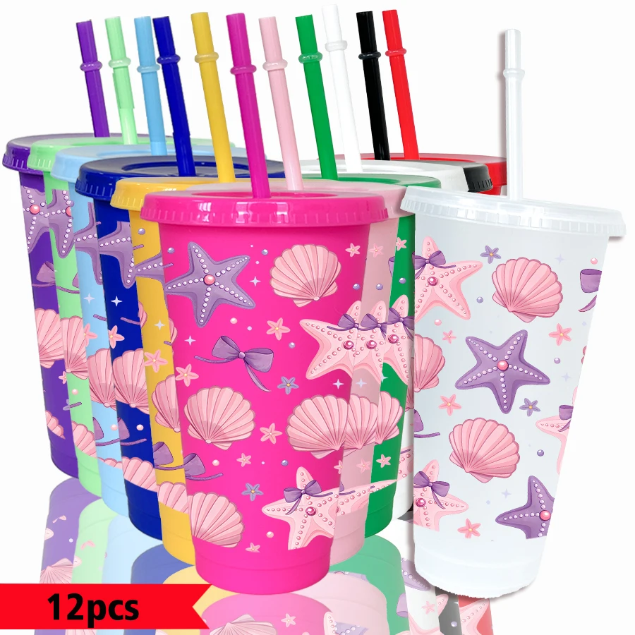 lot-de-12-gobelets-en-plastique-colores-de-26-oz-a-motif-etoile-de-mer-et-coquillage-avec-nœud-pour-fetes-cadeaux-de-rentree-scolaire-et-d'anniversaire