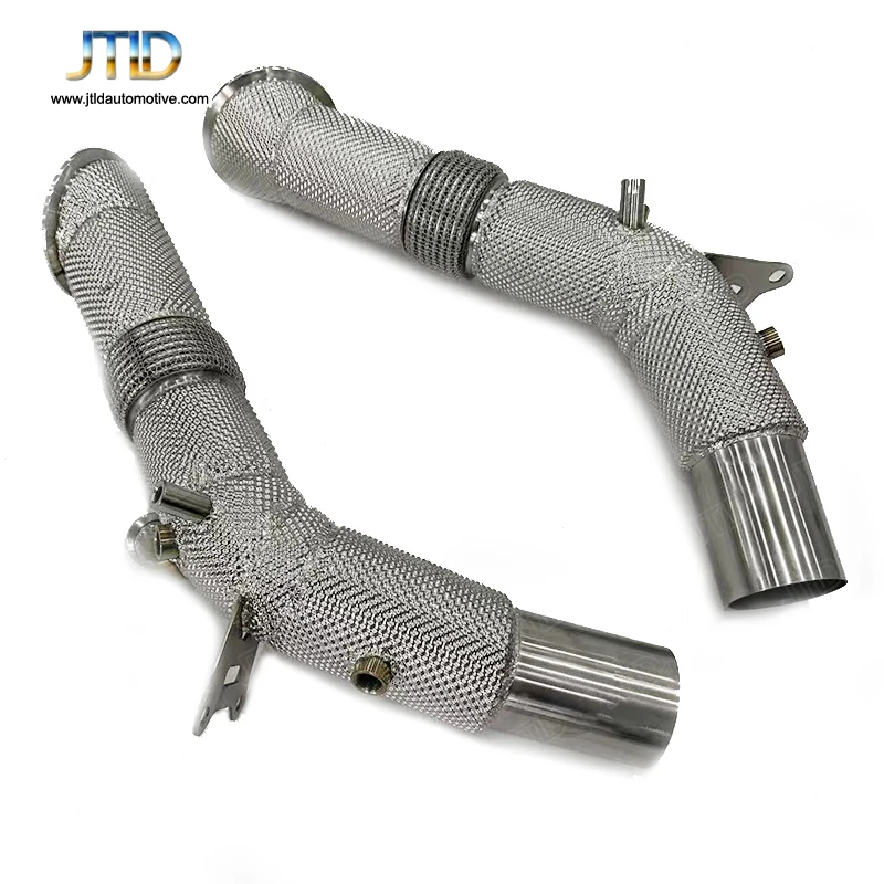 

Sport Stainless Steel Exhaust Downpipe for Ferrari SF90 Spider/Stradale 3.9T V8 Straight Pipe with Heat Shield