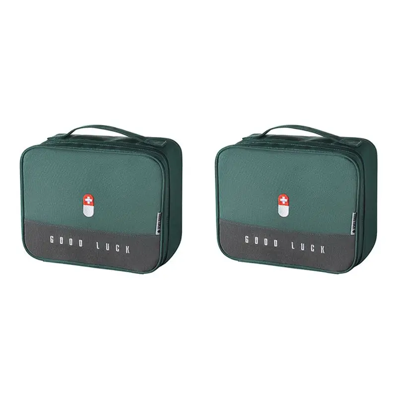 abzz-10x-sac-de-rangement-portable-trousse-de-premiers-secours-multifonctionnelle-pour-la-randonnee-le-camping-les-voyages-la-voiture-et-le-cyclisme-vert