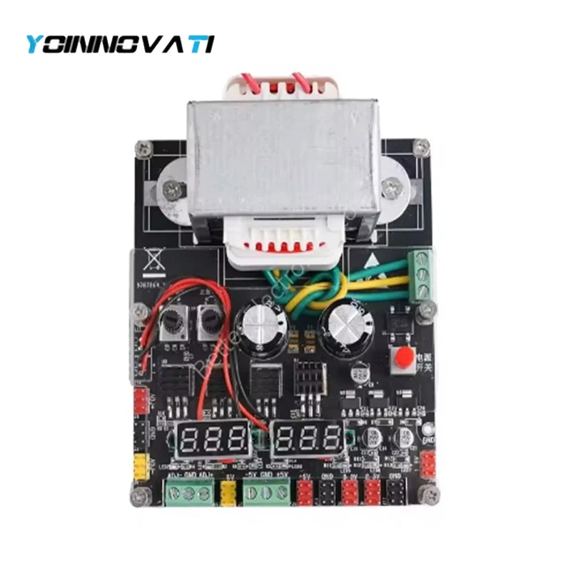 Multi-route DC regulated power supply module with adjustable output of +1.8V/+2.5V/+3.3V/±5V/±12V
