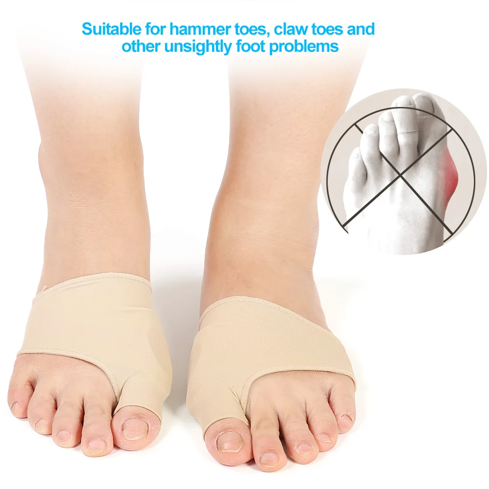 

Silicone Bunion Straightener Hallux Valgus Corrector Toe Protector Foot Care Pain Relief L