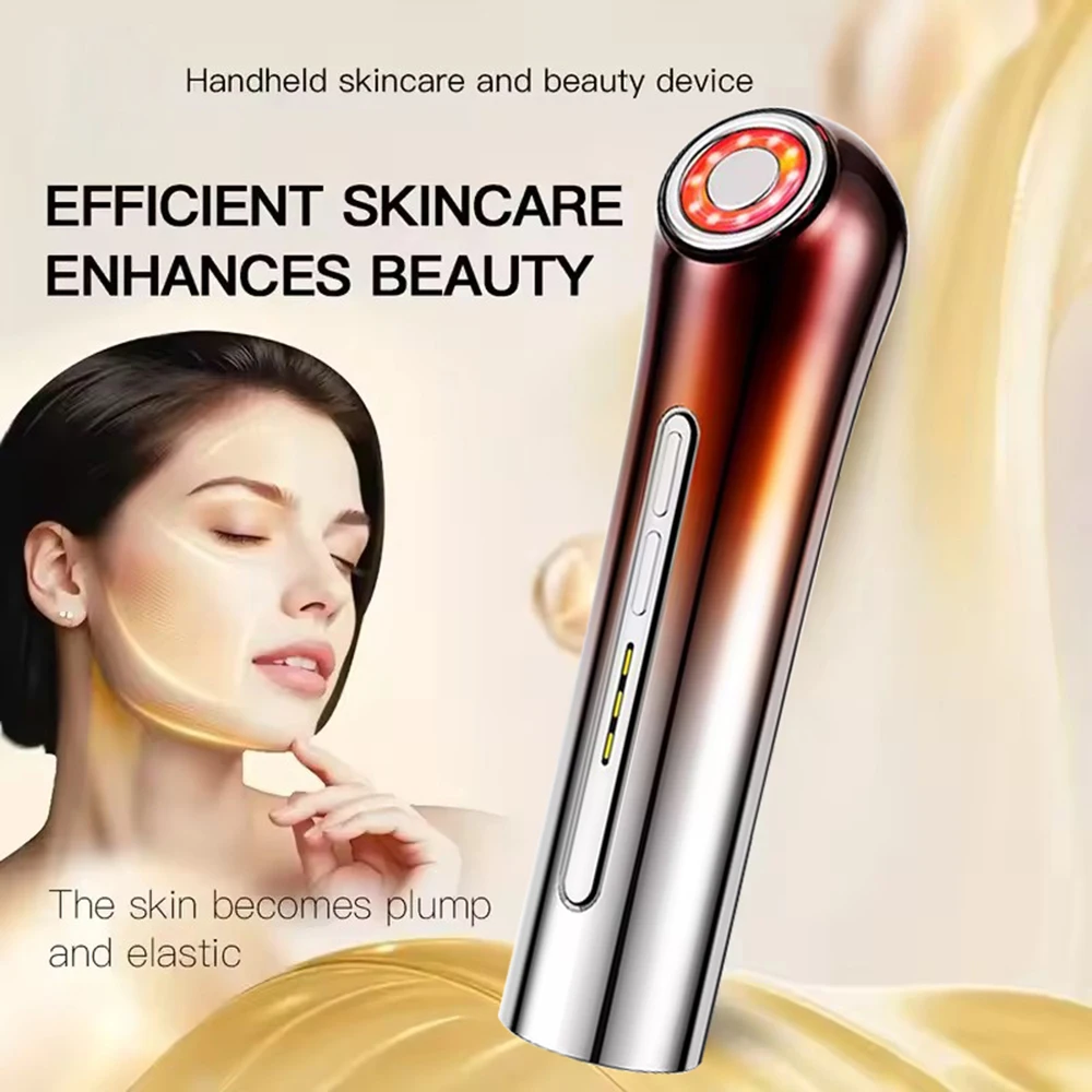 جهاز شد الجلد للوجه، جهاز تدليك الوجه العلاج بالضوء لجهاز الوجه مكركرنت للاستخدام المنزلي جهاز مضاد للشيخوخة #1