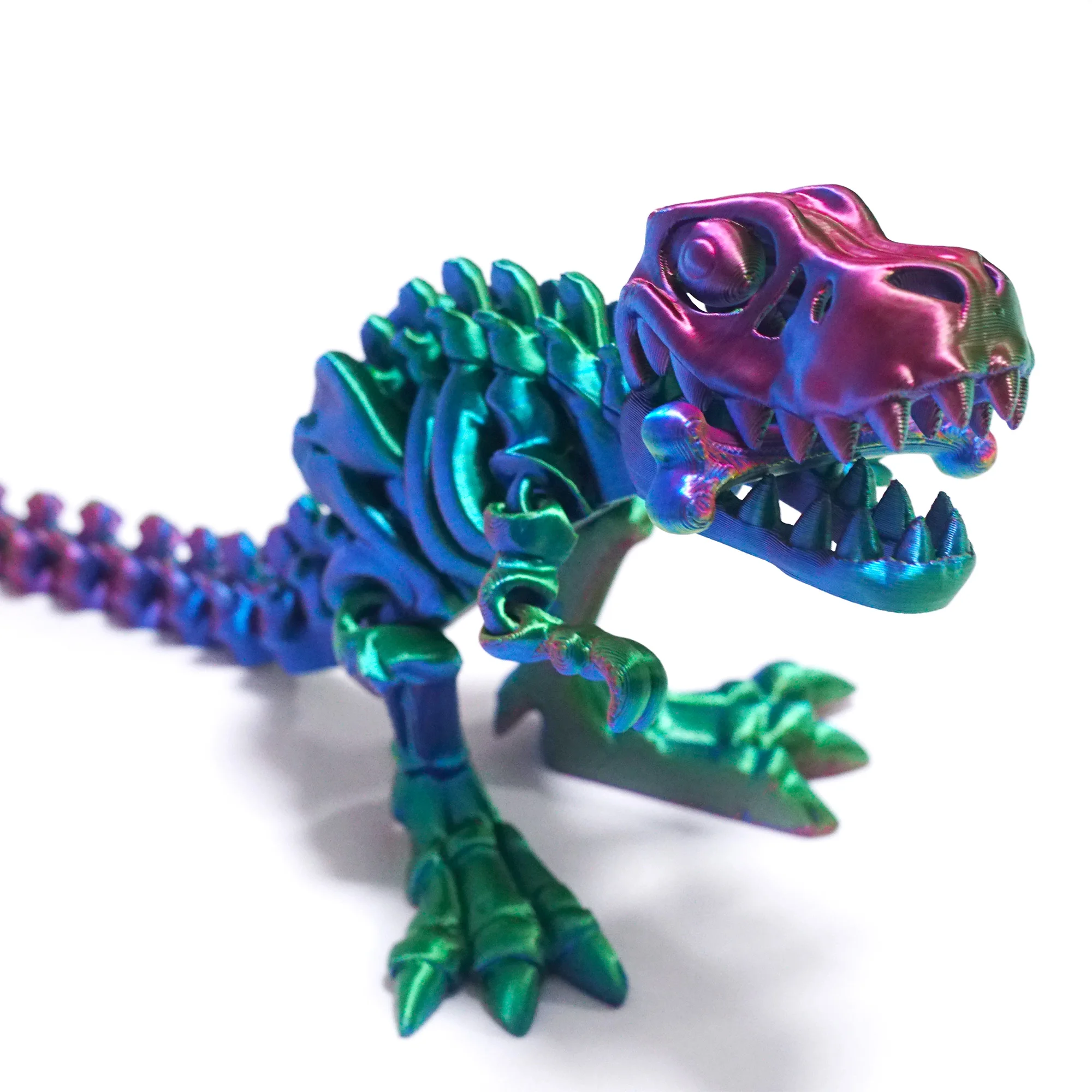 3D printed integrated skeleton T-Rex tabletop ornaments can be freely shaped and creatively collected as toys