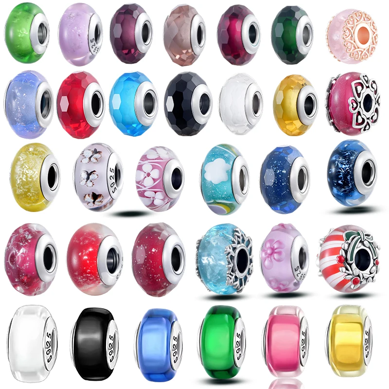 

Exquisite Colored Glaze Beads Round Loose Spacer Beads For DIY Jewelry Making Fit Original Bracelet Fashion Handmade Accessory.