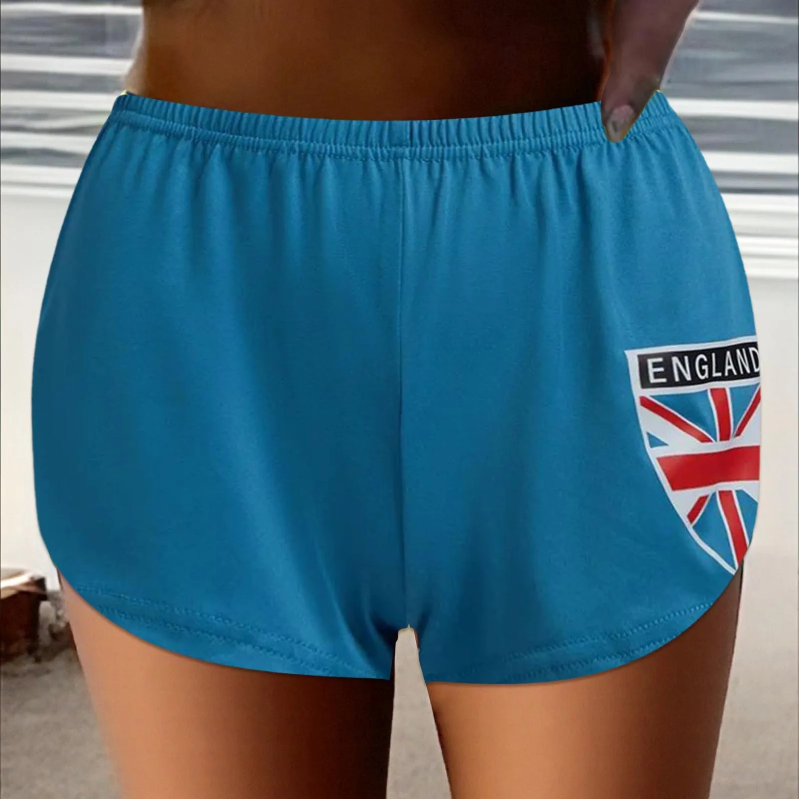 

Ladies Ins Style European And American Style Shorts Drawstring Elastic Waist Bikers Shorts Y2k Clothes Aesthetics Womens Shorts